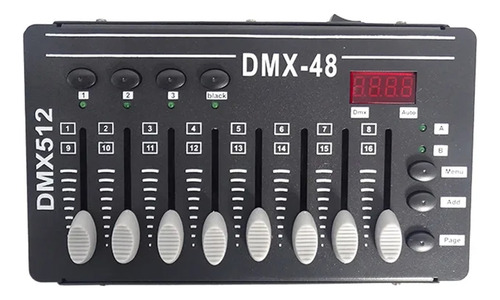 Controlador Dmx512-48 Consola De Luces Luces De Cabeza Móvil