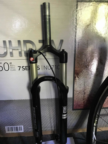 Rockshox Reba Doble Air Con Remoto Trabuco Recto Y Eje Comun