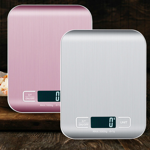 Báscula De Cocina Digital De 5 Kg/10 Kg Con Pantalla Lcd De