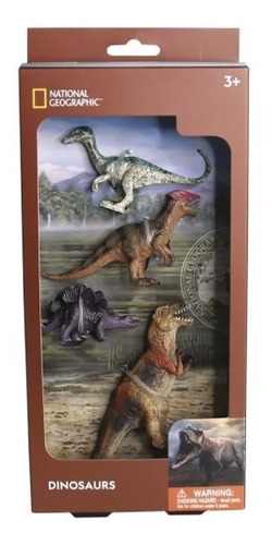 Dinosaurios X4 Nat Geo National Geographic Cresko Lloretoys 