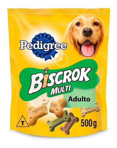 Biscoito Para Cachorro Biscrok Multi Pedigree 500g