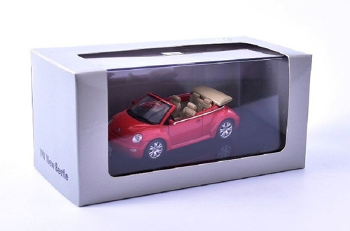 Miniatura New Beetle Cabrio Autoart Escala 1/43