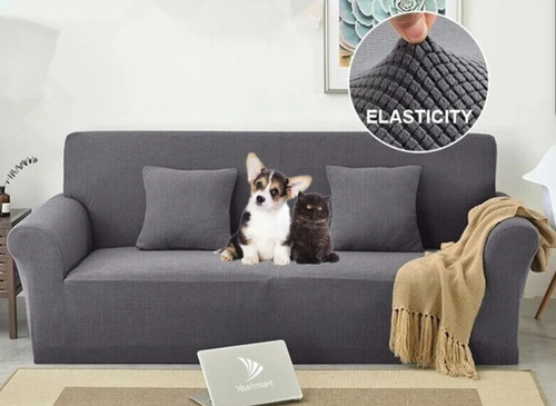 Funda Calce Perfecto Para Sillon 4 Cuerpos Tela Texturizada