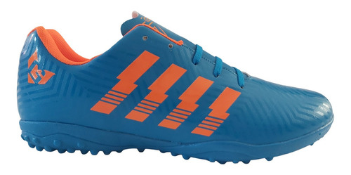 Tenis Futbol Rapido Gattuso Modelo 049 Azul / Naranja