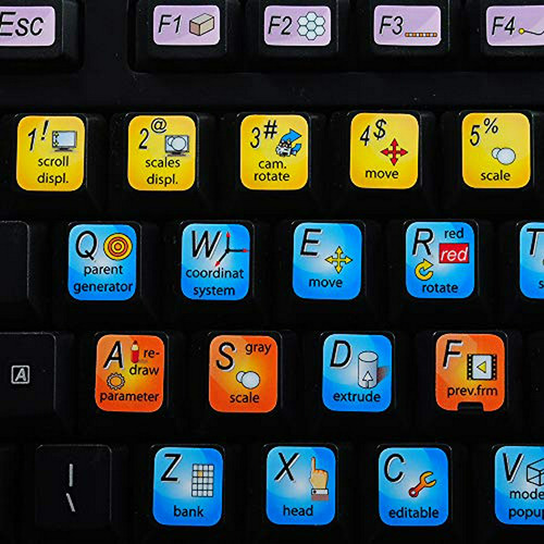 Pegatinas De Teclado Nuevo Cine 4d.