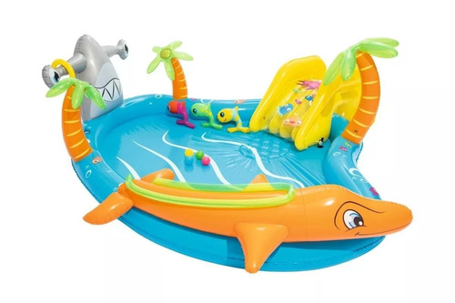 Pileta Inflable Infantil Tobogan Bestway Babymovil 53067