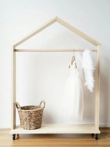 Perchero infantil casita sale