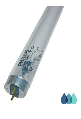 Imagen 1 de 5 de Foco 30 Watts Repuesto Lampara Uv Desinfeccion De Agua 2 Pin