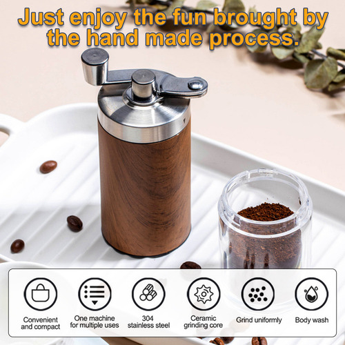[ Molinillo De Café Manual Con Núcleo De Cerámica Para Home