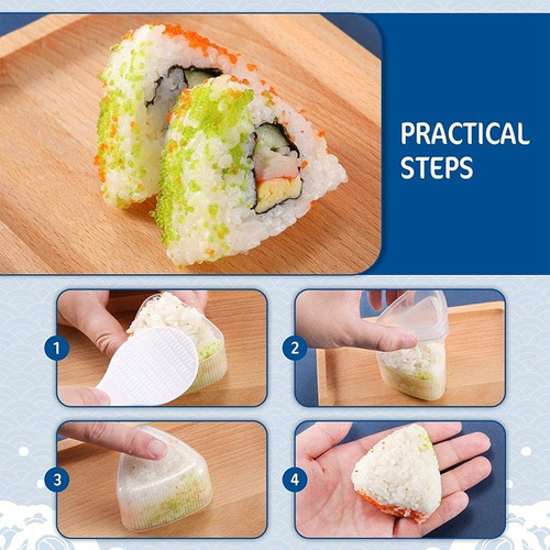 Musubi Press Moldes Para Hacer Sushi Onigiri Molde Antiadher