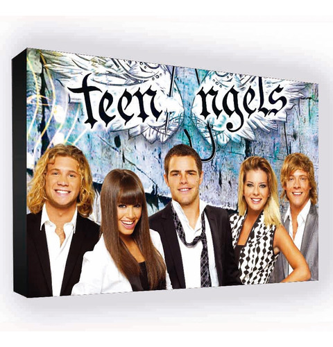 Cuadro De Casi Angeles - Serie Teen Angels - En Bastidor