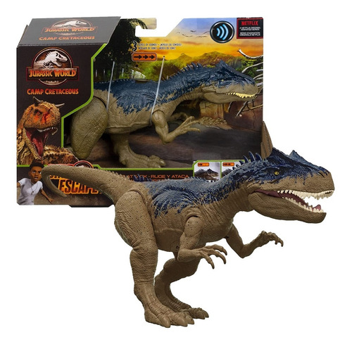 Dinossauro Allosaurus - Dino Escape Jurassic World - Mattel
