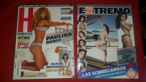 Lote 33. Revistas H , Pulina Rubio Y Extremo Las Sobrecargos