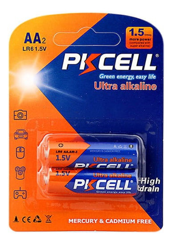 Bateria Aa Blister Lr6 1.5v Pkcell
