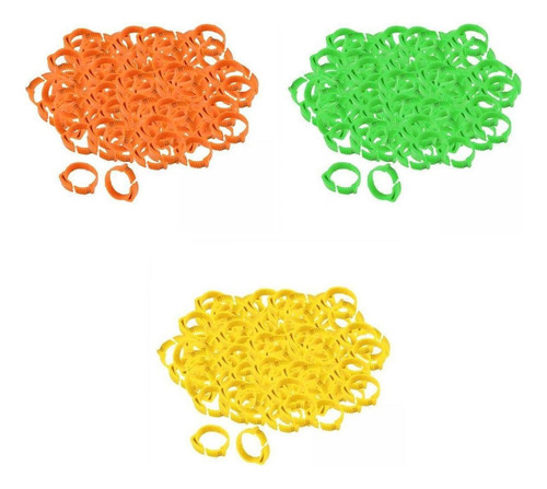 300 Uds. Anillos Para Patas De Pollo 001-100, Pinzas Para