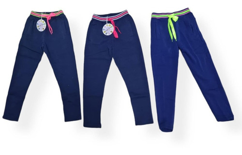 Pack 3 Pantalones Buzo Niña Modelos Surtidos