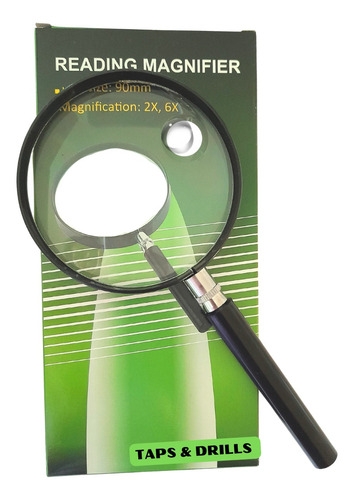Set:imán Extensible, Espejo Inspección Y Lupa De Mano 2x,6x