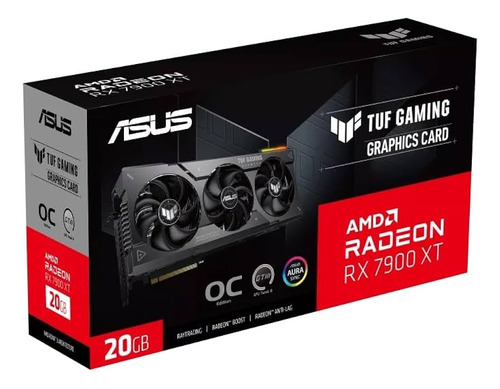 Tarjeta Video Asus Tuf Rx 7900xt Oc 20gb Argb 320bit Dp2.1x3