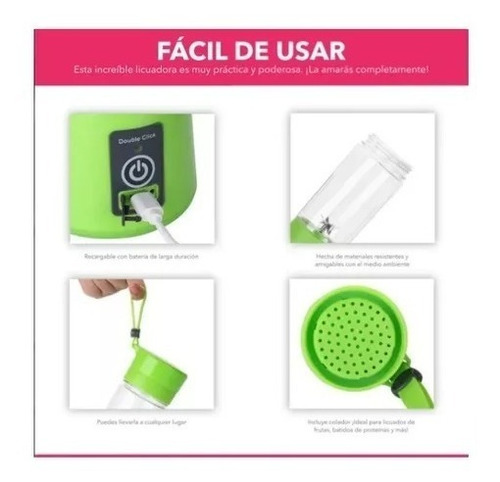 Mini Licuadora Portátil Recargable