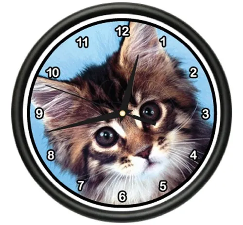 Reloj Pared Diseño Gatito