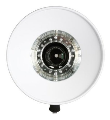 Bowens Bw-7674 130 Grados Reflector De Anillo Blanco (negro)