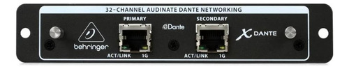 Behringer X-dante: Interfaz De Audio Digital Con Dante