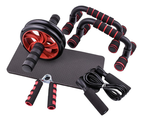 . Set De Ejercicio Físico 5 En 1 - Rueda Abdominal