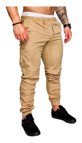 Pantalon chupin de gabardina hombre hot sale