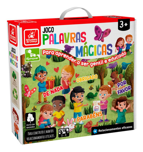 Jogo De Palavras Mágicas Infantil Educativo Tabuleiro