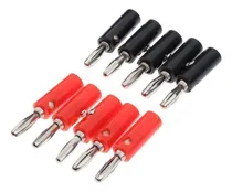 Comprar Conector Tipo Banana Para Altavoz Conector Jack De 4 Piezas
