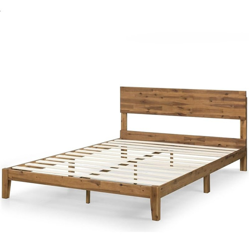 Zinus Julia - Base De Cama Con Plataforma De Madera, Base De