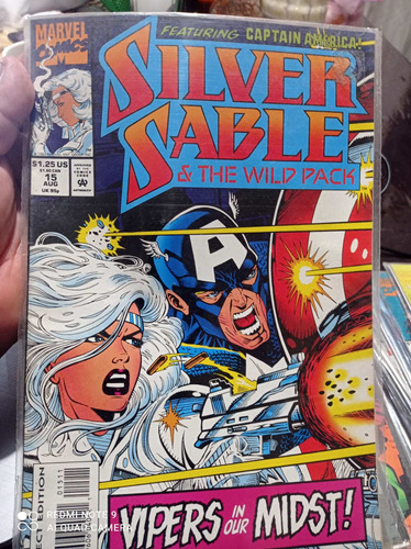 Cómic Marvel En Inglés Silver Sable & The Wild Pack No.15  2