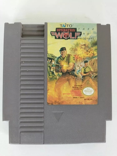 Nintendo Nes Operation Wolf Juego Cartucho Guerra Arcade (Usado)