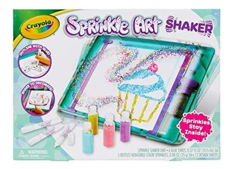 Crayola Sprinkle Art Shaker Rainbow Arts Y Crafts Para Nia