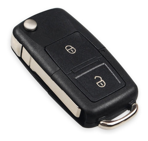 Imagen 3 de 9 de Carcasa Llave Vw 2+1 Bot Desmontable Bora Passat Golf Polo