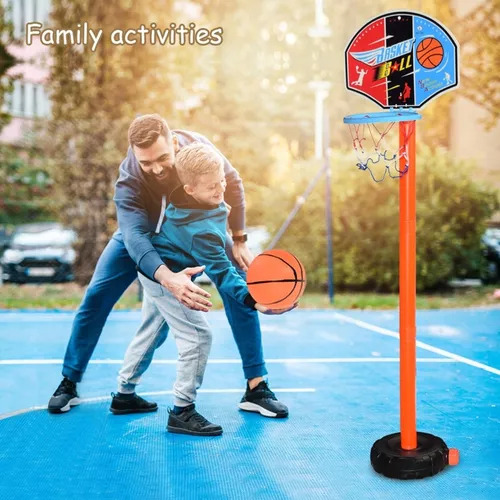 Mini Juego De Baloncesto Infantil Con Aro Y Mesa De Pelota