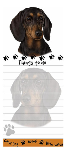 Magnetic List Of Dachshund Padres Of Pegajosas Notes Of