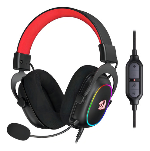 Auriculares Redragon H510 Zeus-x Rgb Con Microfono