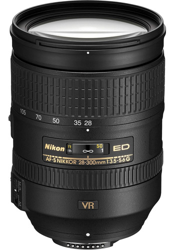 Nikon Af-s Nikkor 28-300mm F/3.5-5.6g Ed Vr Lente