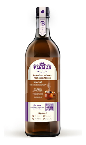 Jarabe Café De Olla Fríos Bakalar 750ml