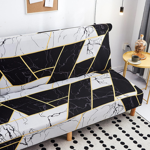Funda Para Sofá Cama Sin Brazos, Spandex, Estampado D