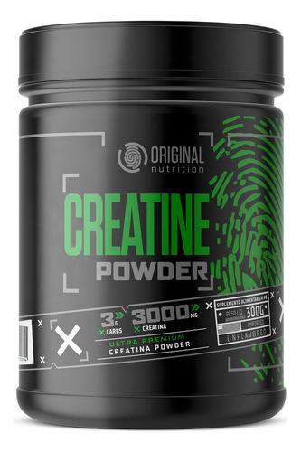 Suplemento de creatina en polvo Turbo Creatina en polvo en bote de alta absorción de 300 g Original Nutrition