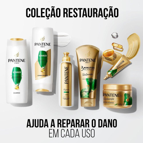 Kit Pantene Restauração Shampoo 350ml + Condicionador 175ml