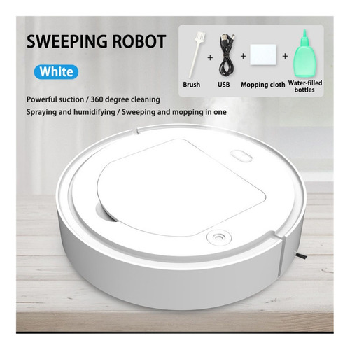 Robot Aspirador Automático Inalámbrico 4 En 1, Barredora
