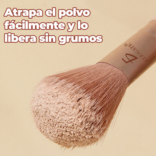 5 Piezas Set Brochas Maquillaje Suave Acabado Profesional