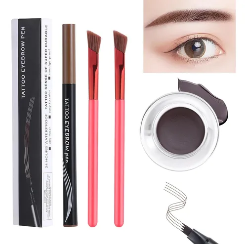 comprar Juego De Brochas Para Cejas, Sello De Cejas 4d Y Cejas Lamin
