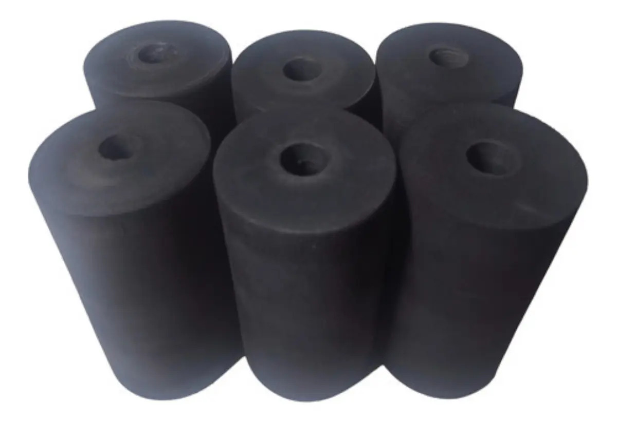 Rolete Protetor Eva 20x10 X 2,5cm Aparelho 6 Peças Academia