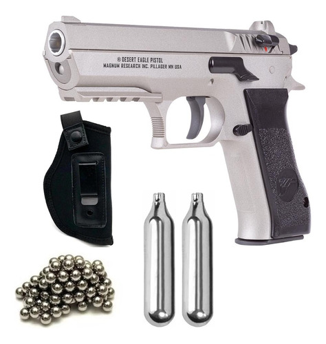 Pistola Co2 Swiss Arms Baby Eagle + 2 Co2 + 500 Bb + Funda