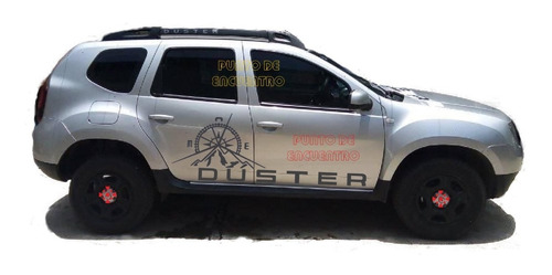 Stickers Solo Laterales Para Renault Duster Brújula 2 Pzs