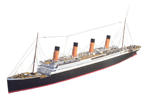 3d British Titanic Ship Diy Puzzle Ensamblar De Modelo De